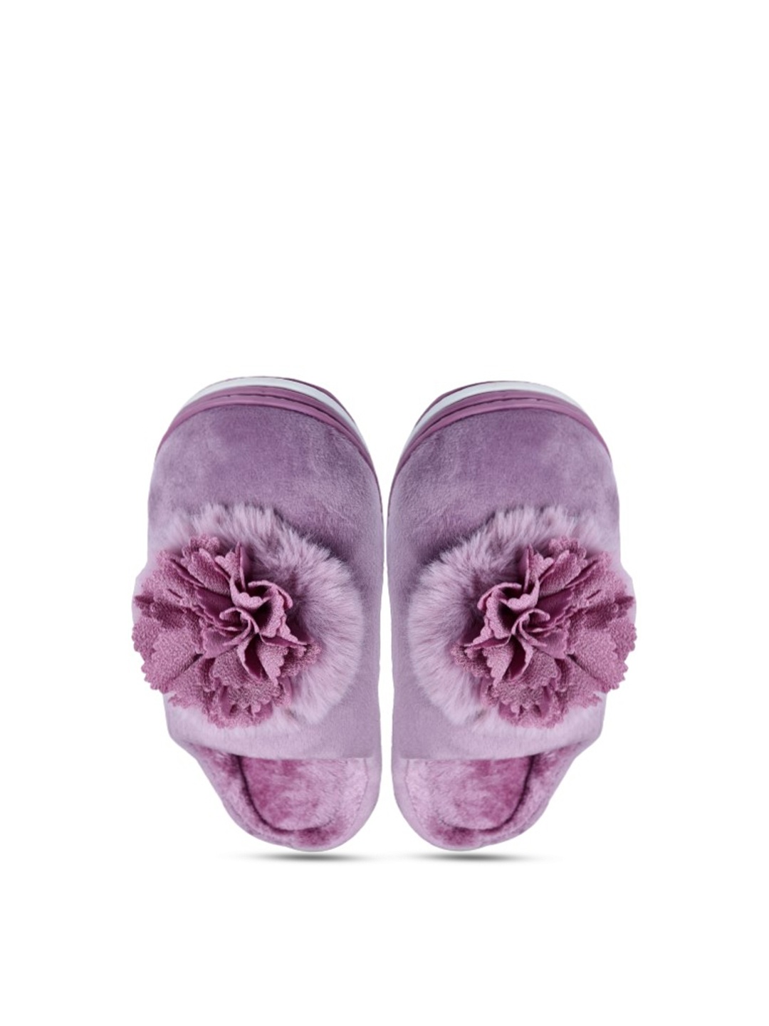 

CASSIEY Women Self Design Room Slippers, Purple
