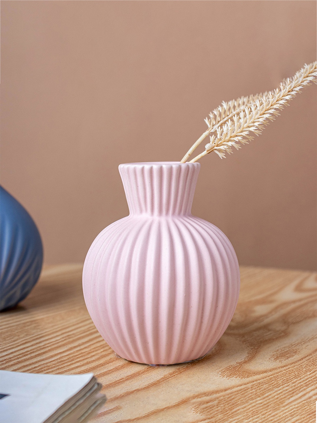 

Nestasia Pink Textured Ceramic Chromatic Vase