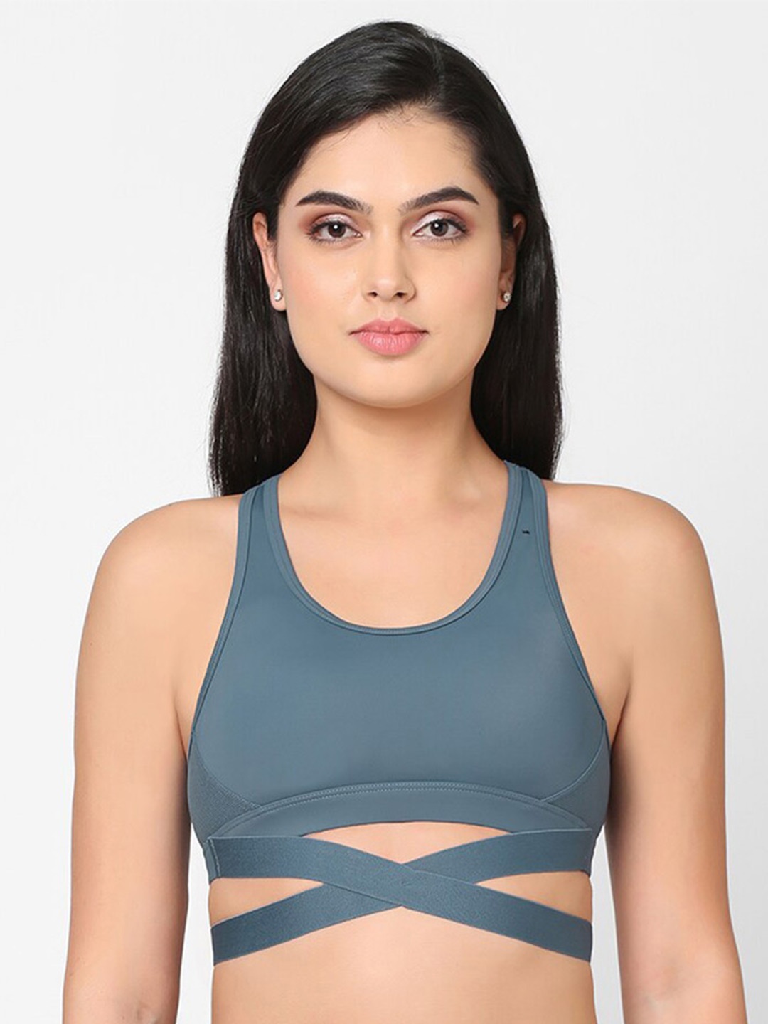 

Wacoal Lightly Padded Dry Fit Super Support Sports Bra, Grey