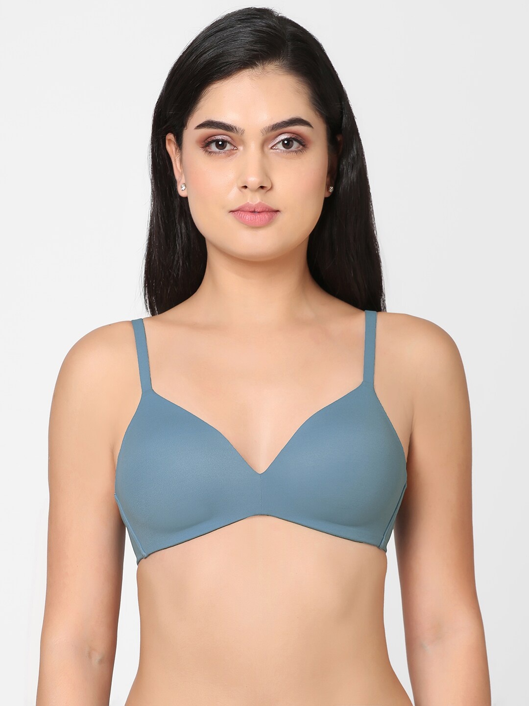 

Wacoal Lightly Padded Seamless Dry Fit Bra, Blue