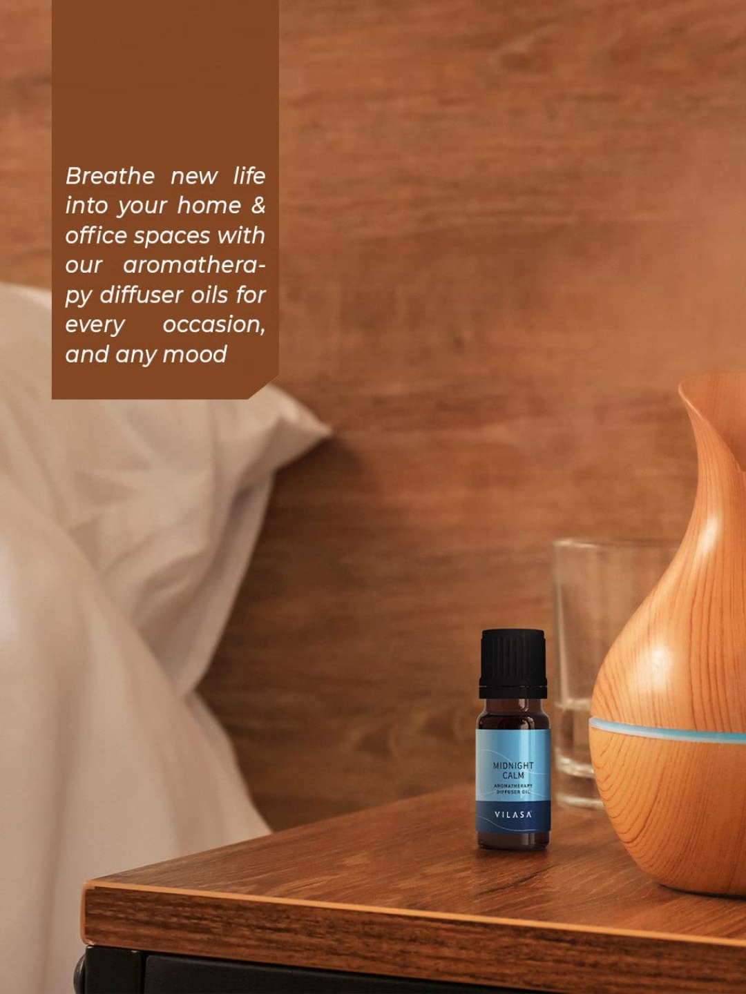 

VILASA Blue Hand Ceramic Aromatherapy Diffuser Burner