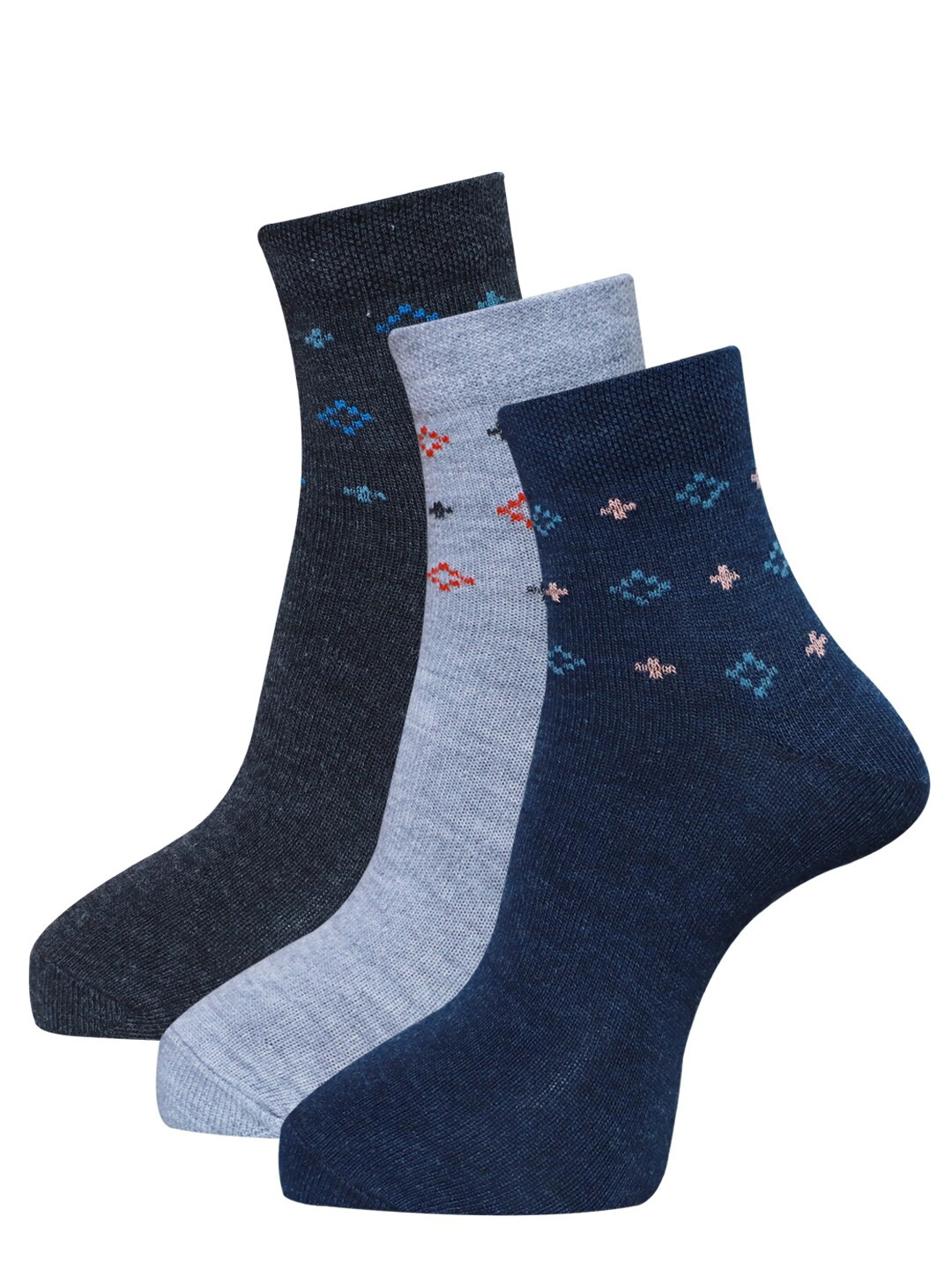 

Dollar Socks Men Pack Of 3 Assorted Ankle Length Socks