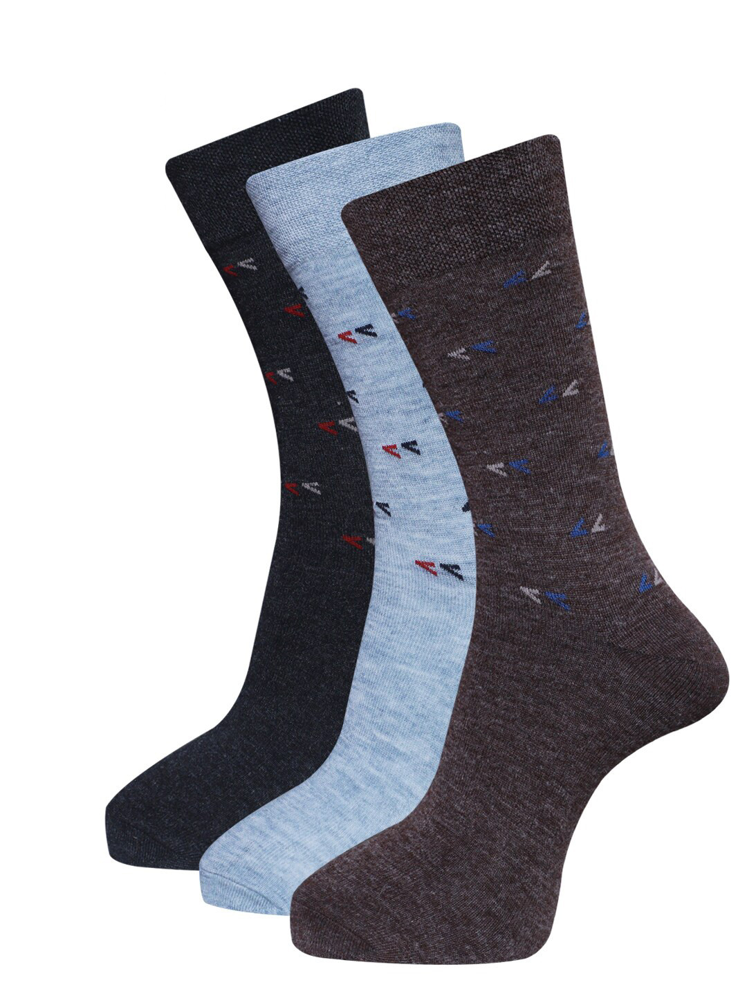 

Dollar Socks Men Pack Of 3 Woolen Ankle Length Socks, Assorted