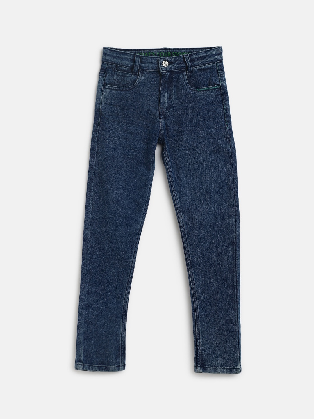 

TALES & STORIES Boys Slim Fit Stretchable Jeans, Blue
