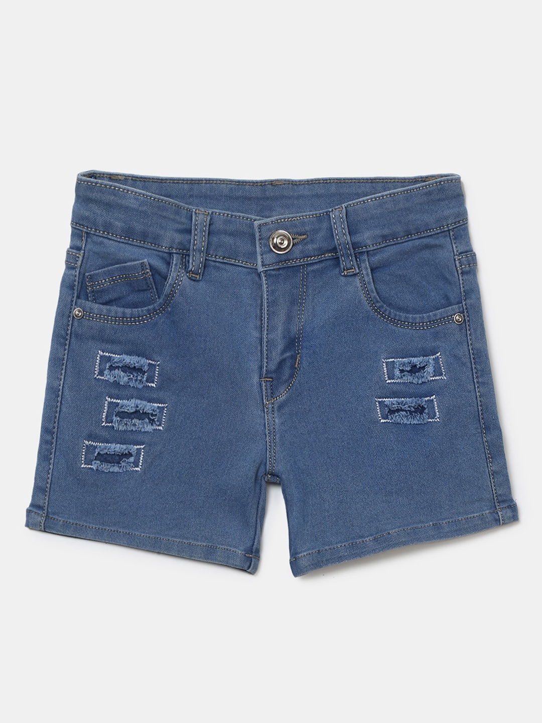 V-Mart Girls Outdoor Denim Shorts, Blue