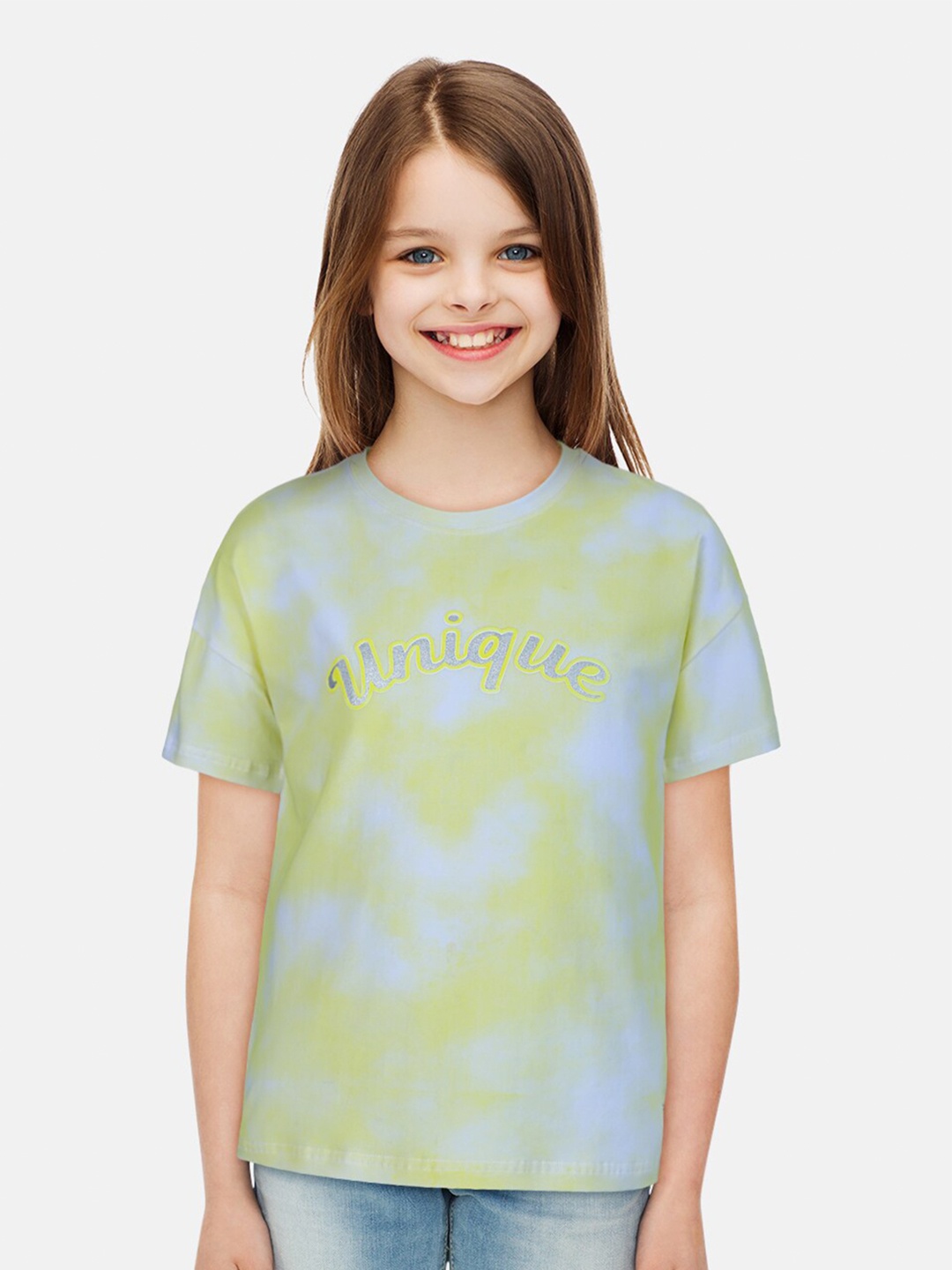 

Gini and Jony Tie and Dye Top, Yellow