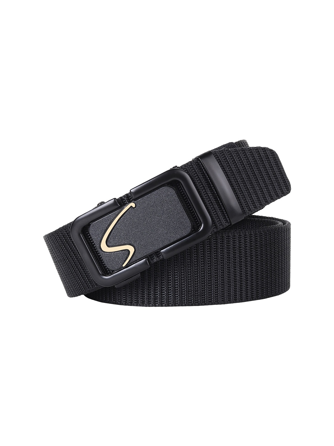 

HENEDA Men Textured Belt, Black