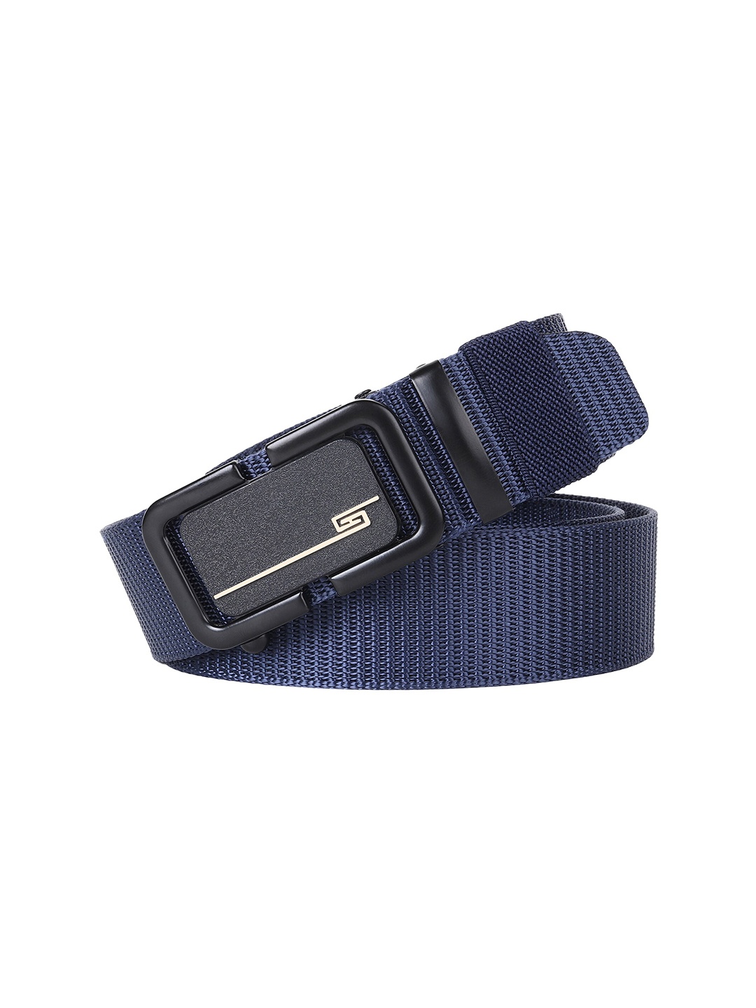 

HENEDA Men Textured Belt, Blue