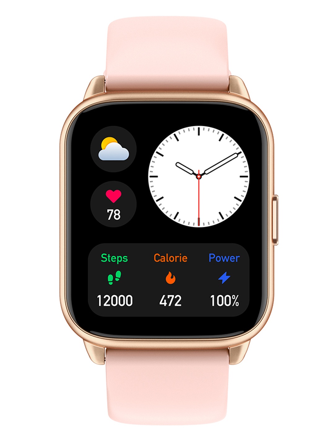 

Amazfit POP 2 Ultra-Large Amoled Display Smart Watch, Pink