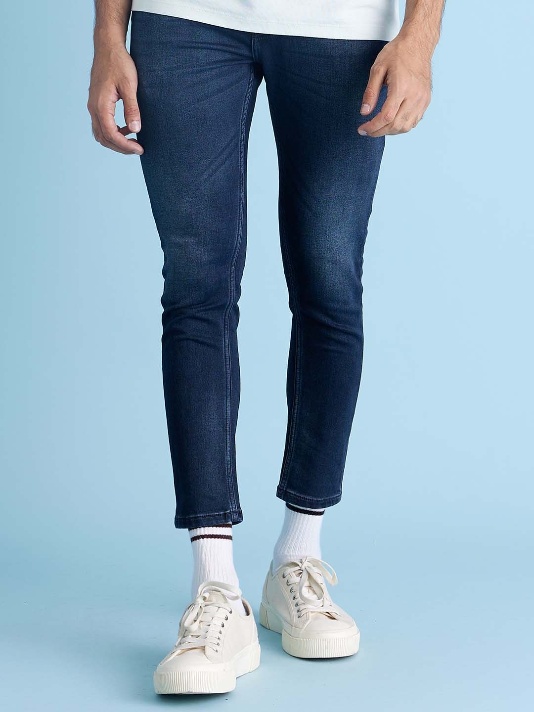 

Celio Men Boyfriend Fit Stretchable Cotton Jeans, Blue