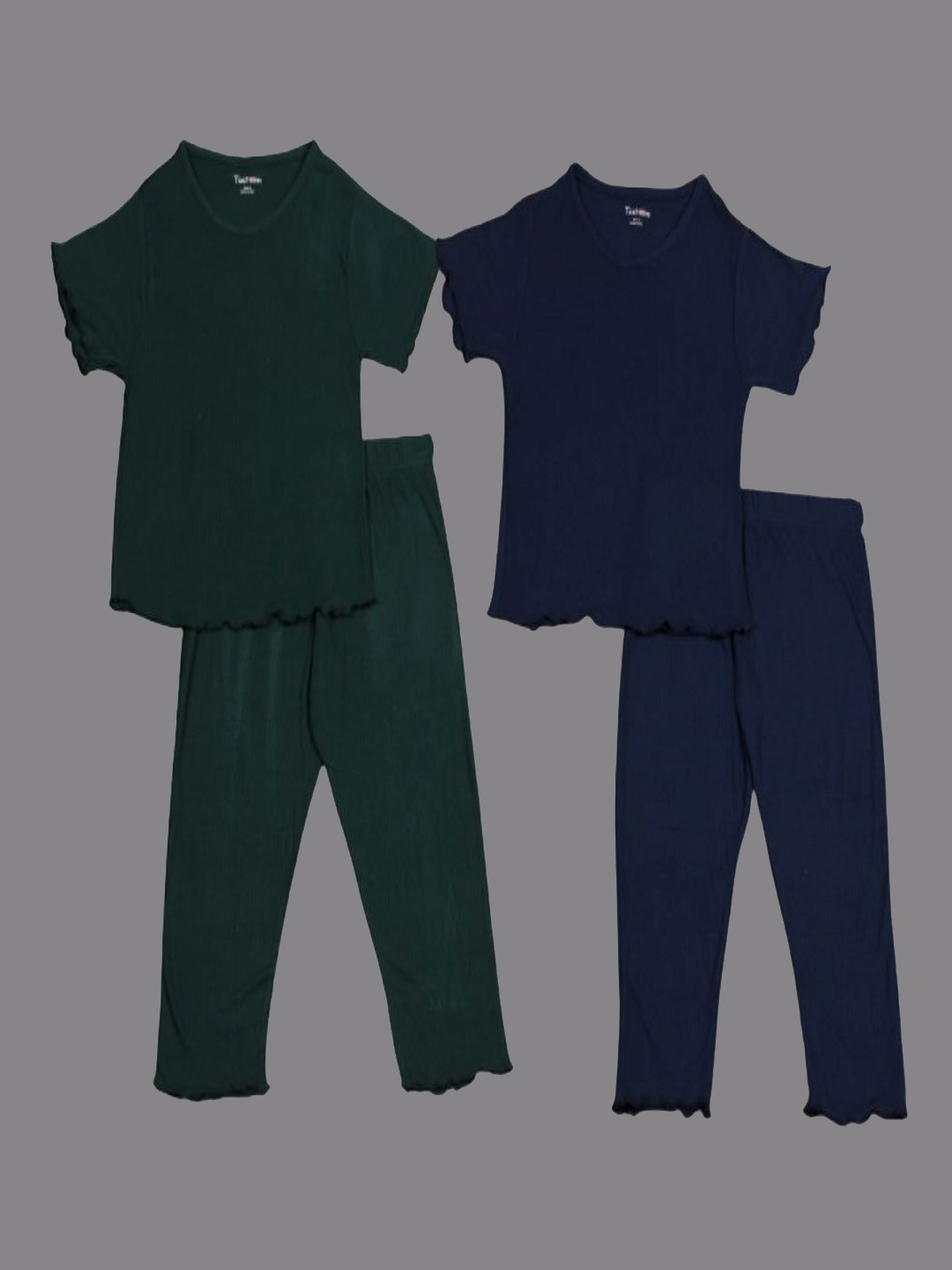 

Taatoom Girls Pack of 2 Night suit, Green