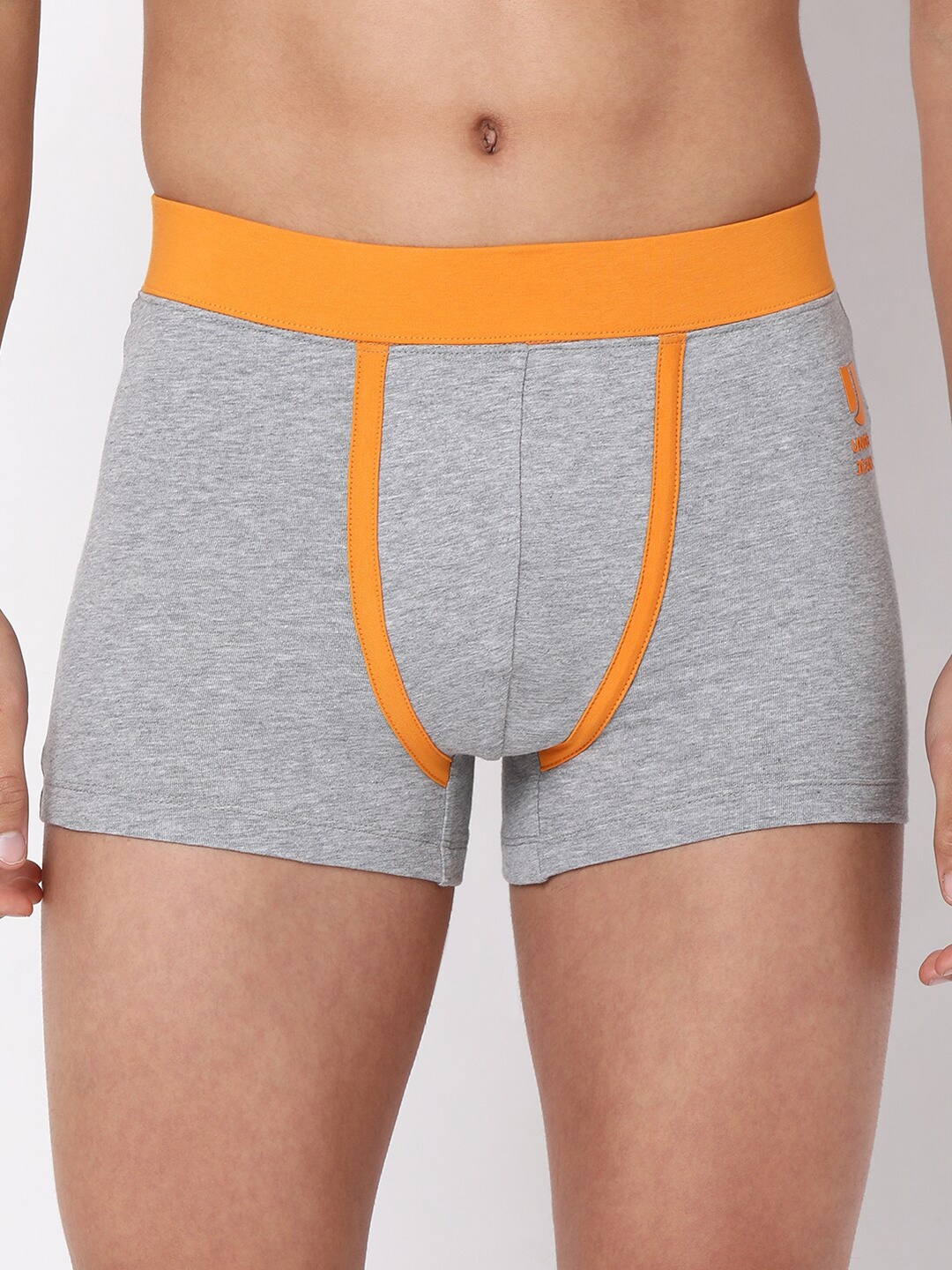 

UnderJeans by Spykar Men Solid Short Trunk, Grey