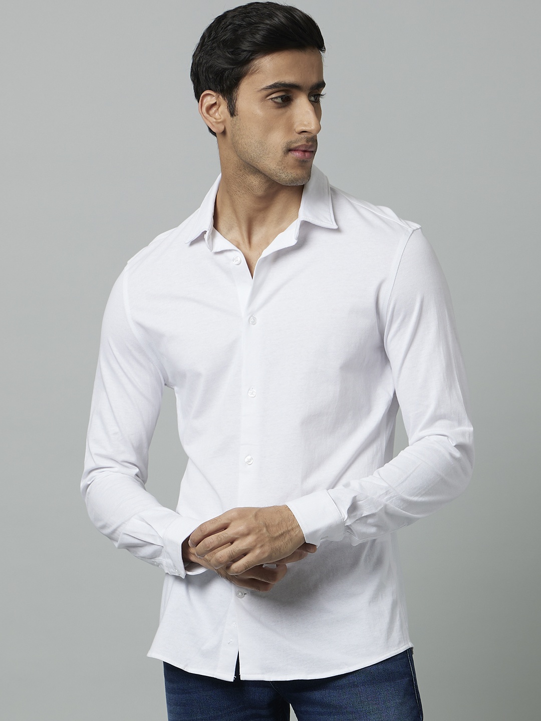 

Celio Men Classic Casual Cotton Shirt, White