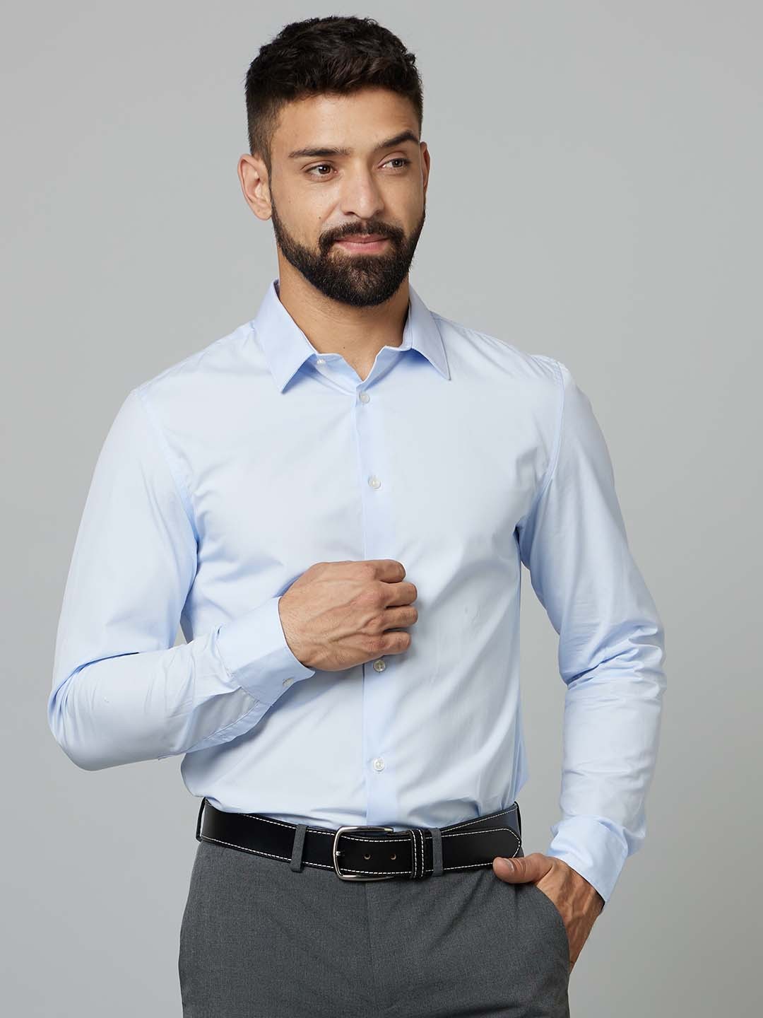 

Celio Classic Casual Cotton Shirt, Blue