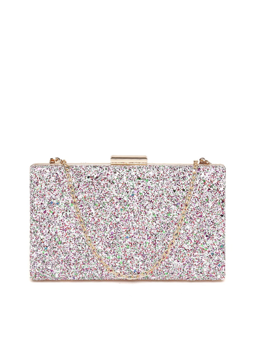 

Carlton London Multicoloured Shimmer Clutch, Multi