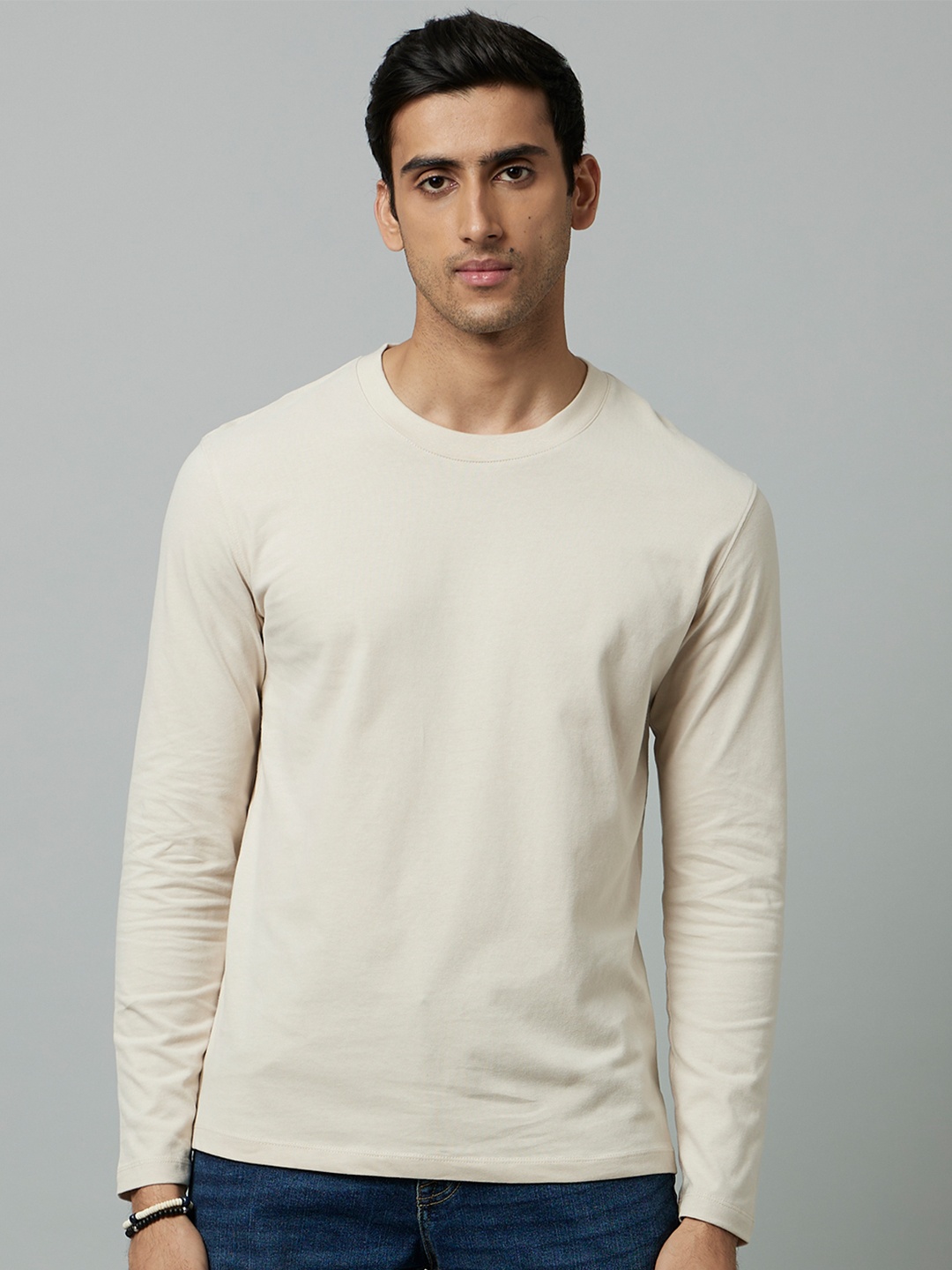 

Celio Men Cream-Coloured T-shirt