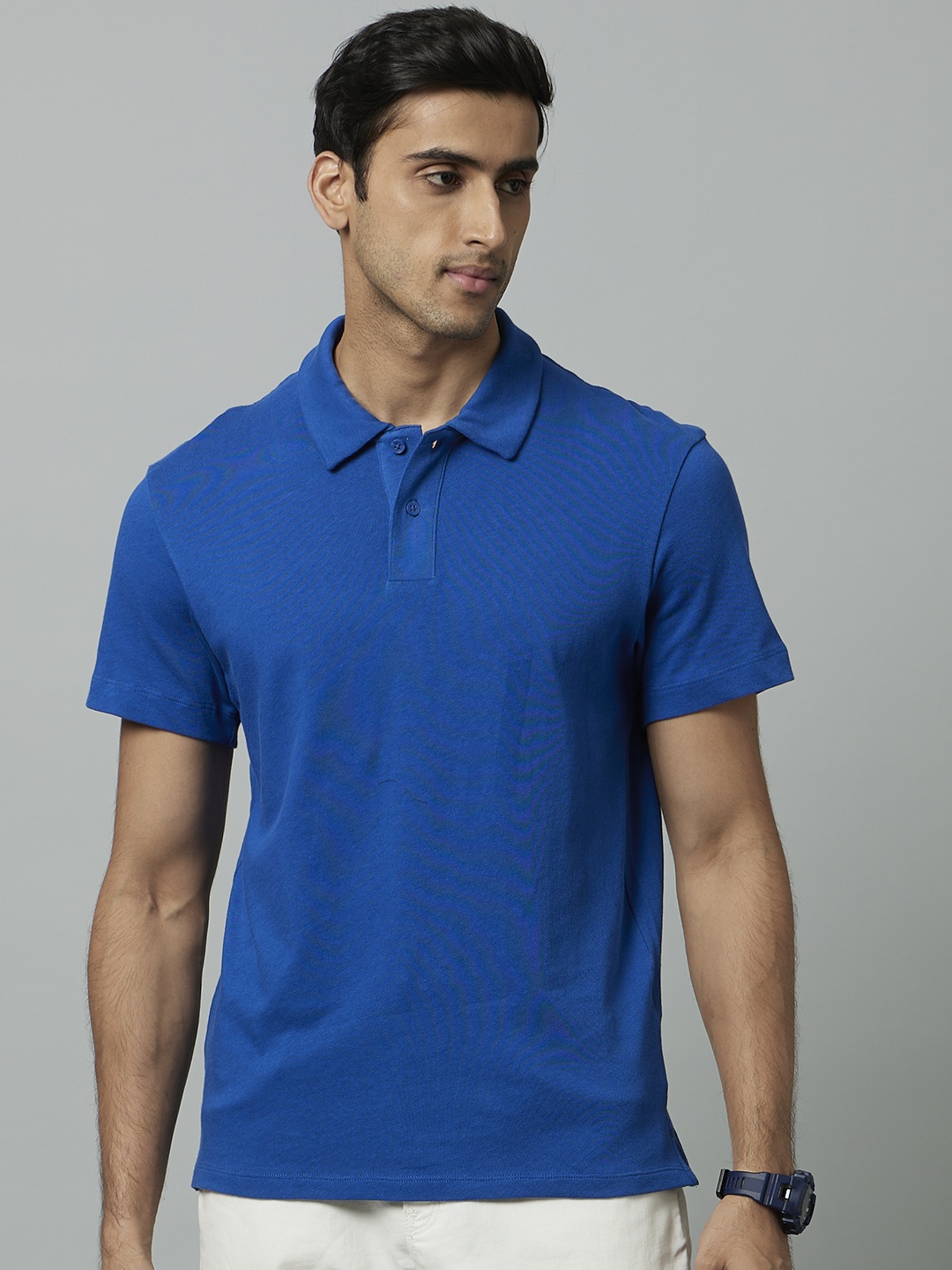 

Celio Men Polo Collar Cotton T-shirt, Blue