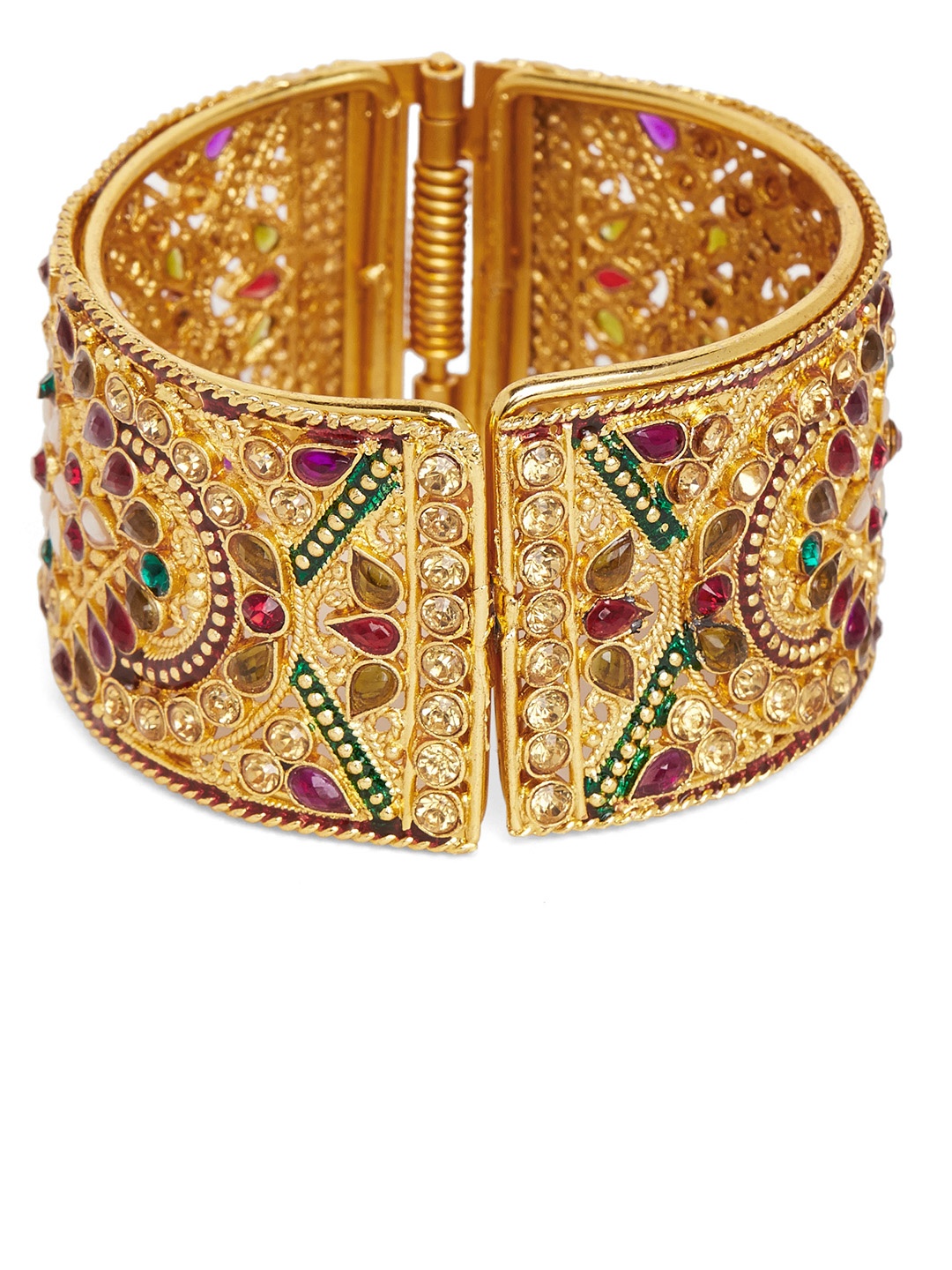 

PANASH Gold-Toned Embellished Bangle
