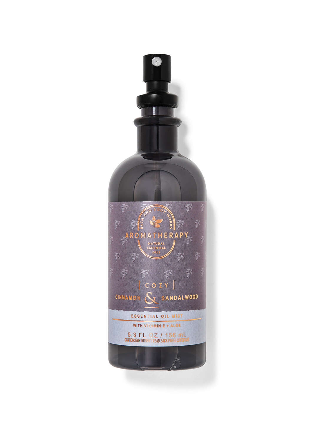 

Bath & Body Works Cozy Cinnamon Sandalwood Essential Oil Mist with Vitamin E - 156ml, Purple