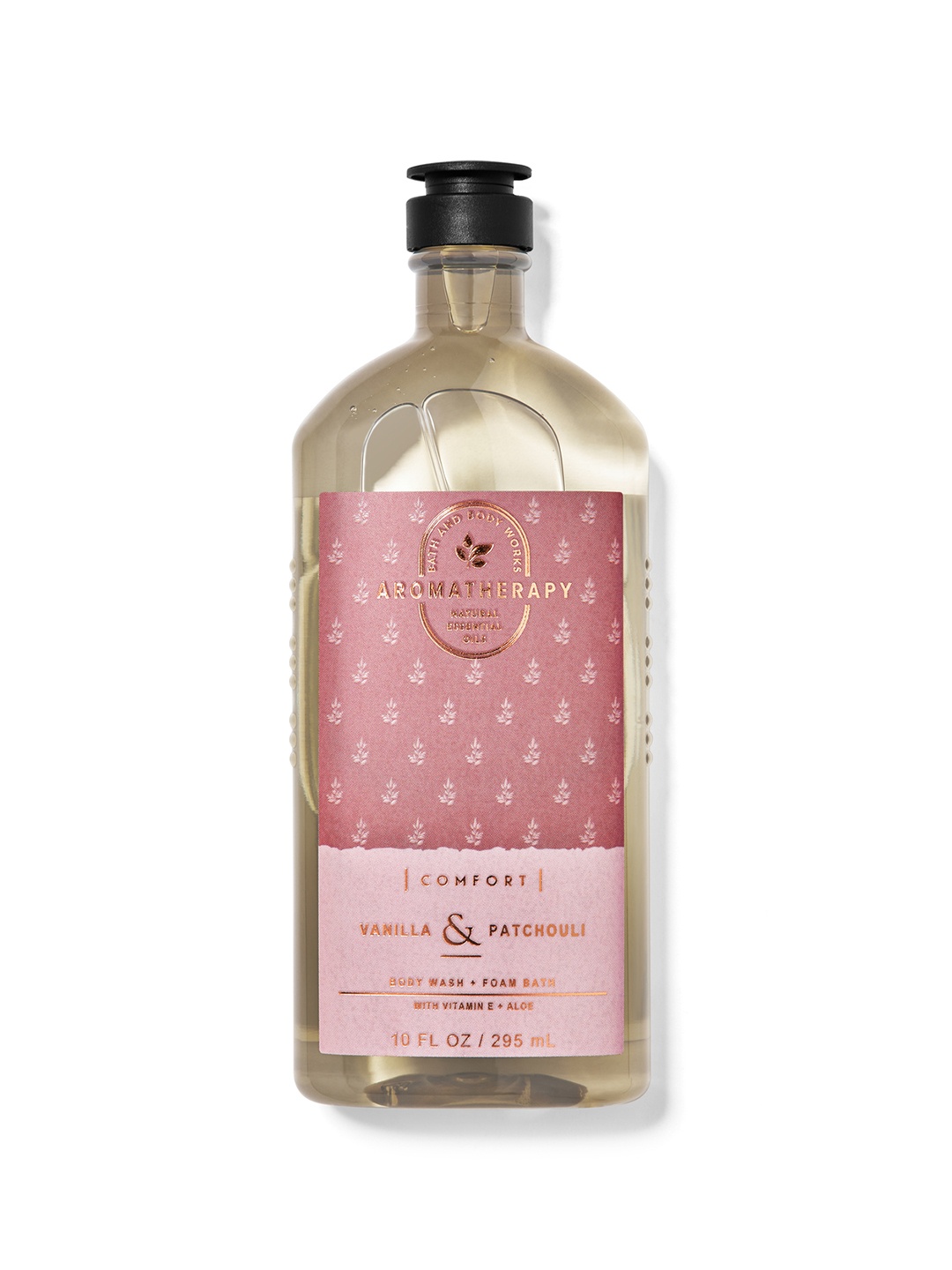 

Bath & Body Works Comfort Vanilla Patchouli Body Wash & Foam Bath with Vit E - 295ml, Pink