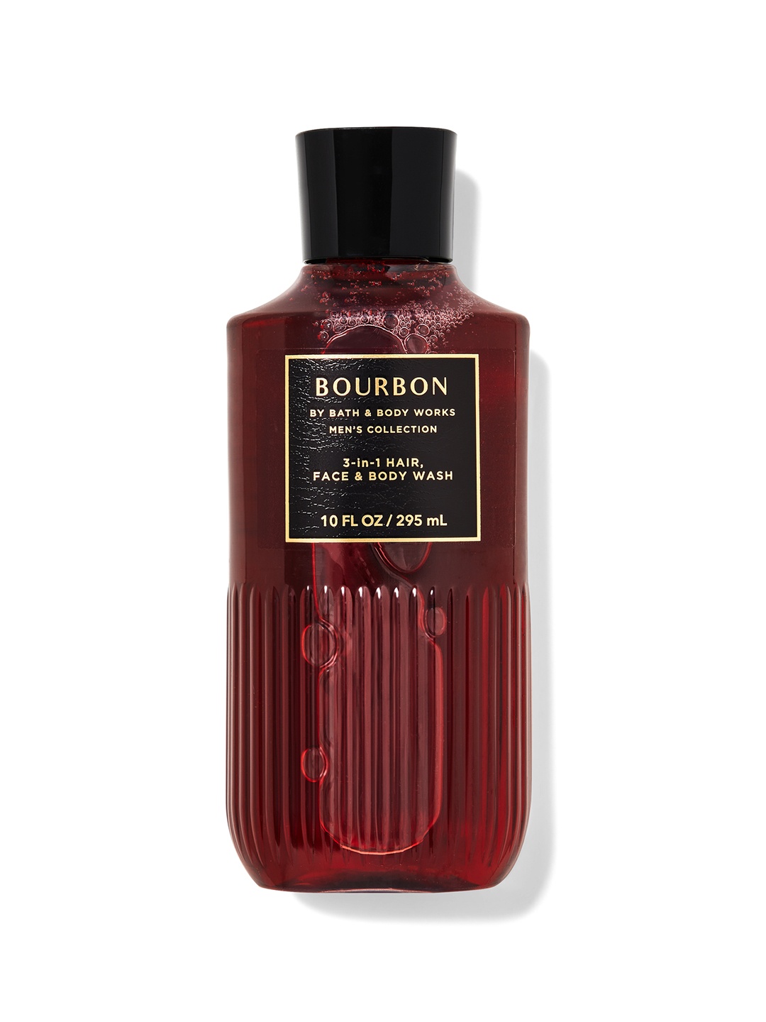 

Bath & Body Works Men Bourbon 3-in-1 Hair Face & Body Wash - 295ml, Maroon