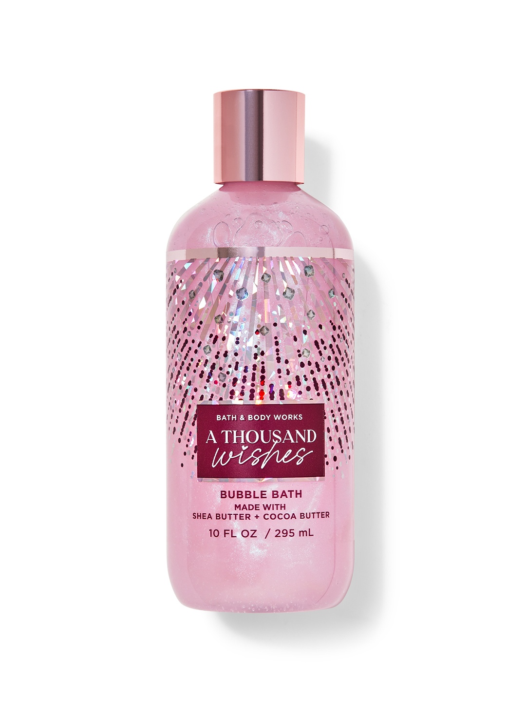 

Bath & Body Works A Thousand Wishes Bubble Bath with Shea Butter & Cocoa Butter - 295ml, Pink