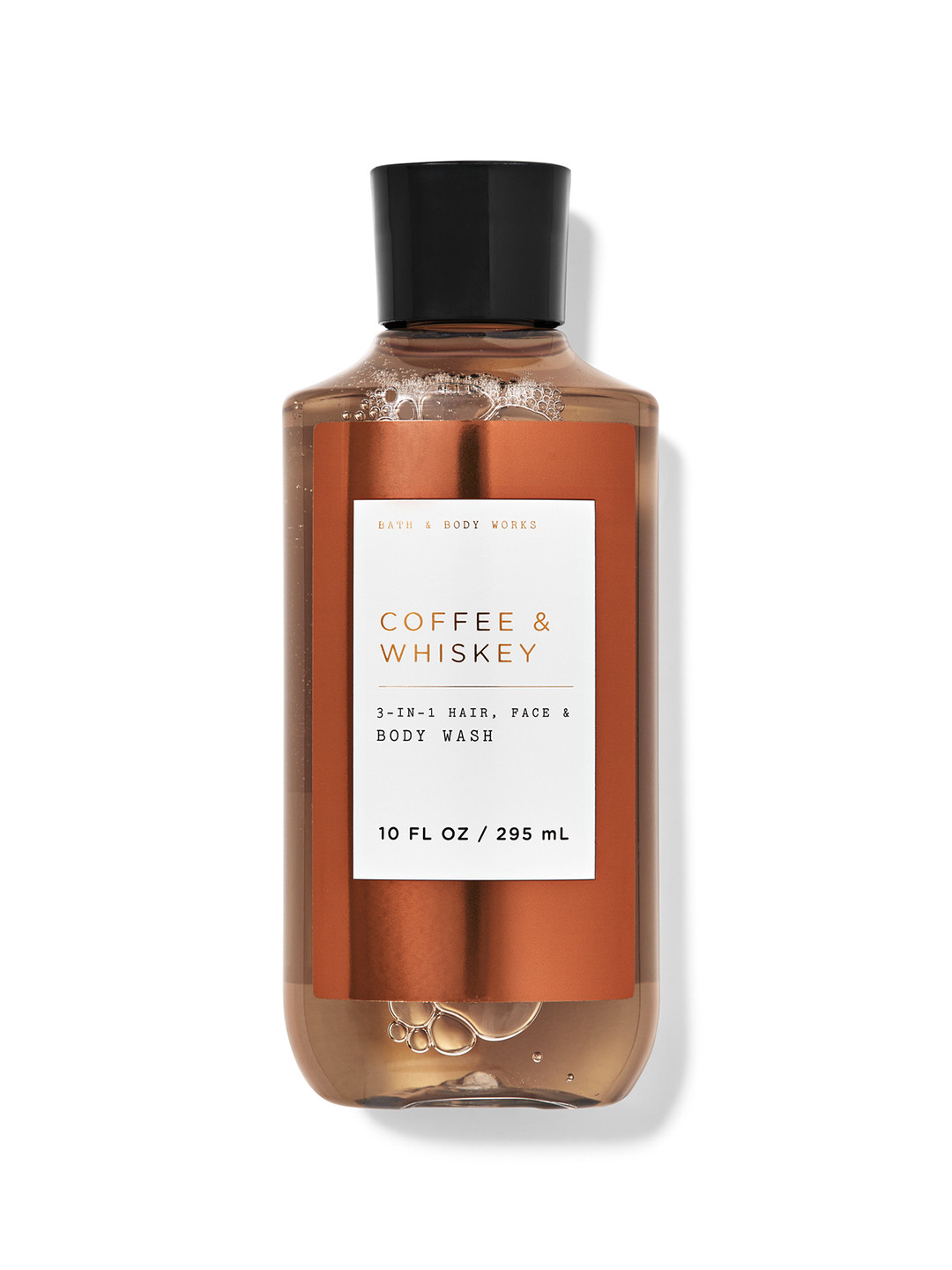 

Bath & Body Works Men Coffee & Whiskey 3-in-1 Hair Face & Body Wash - 295ml, Brown