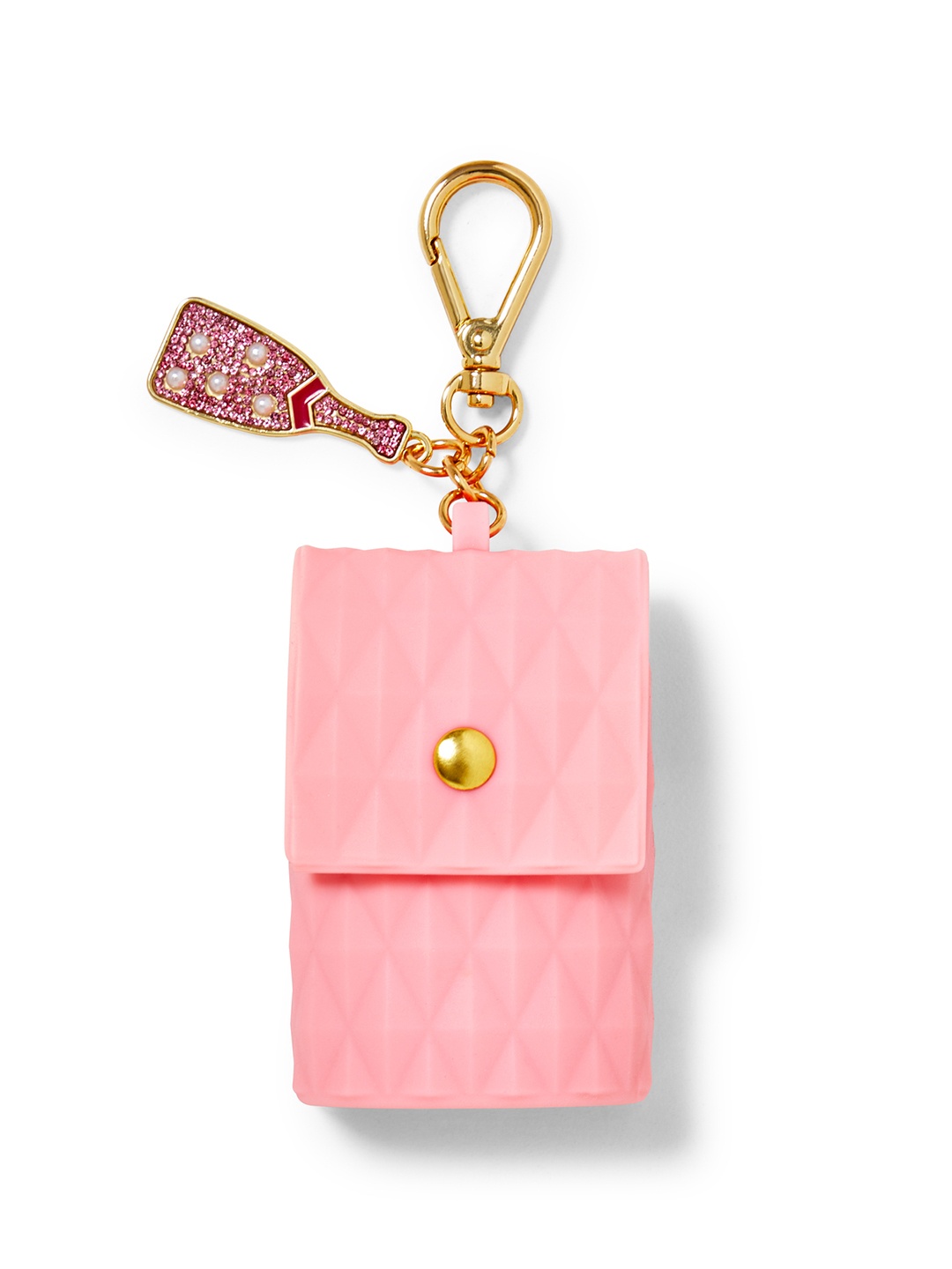 

Bath & Body Works Rose Cute Snap Case PocketBac Holder - Pink