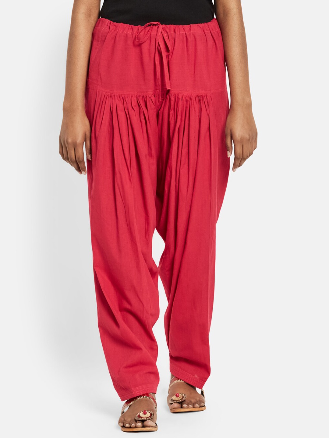 

Fabindia Women Cotton Regular Salwar, Fuchsia