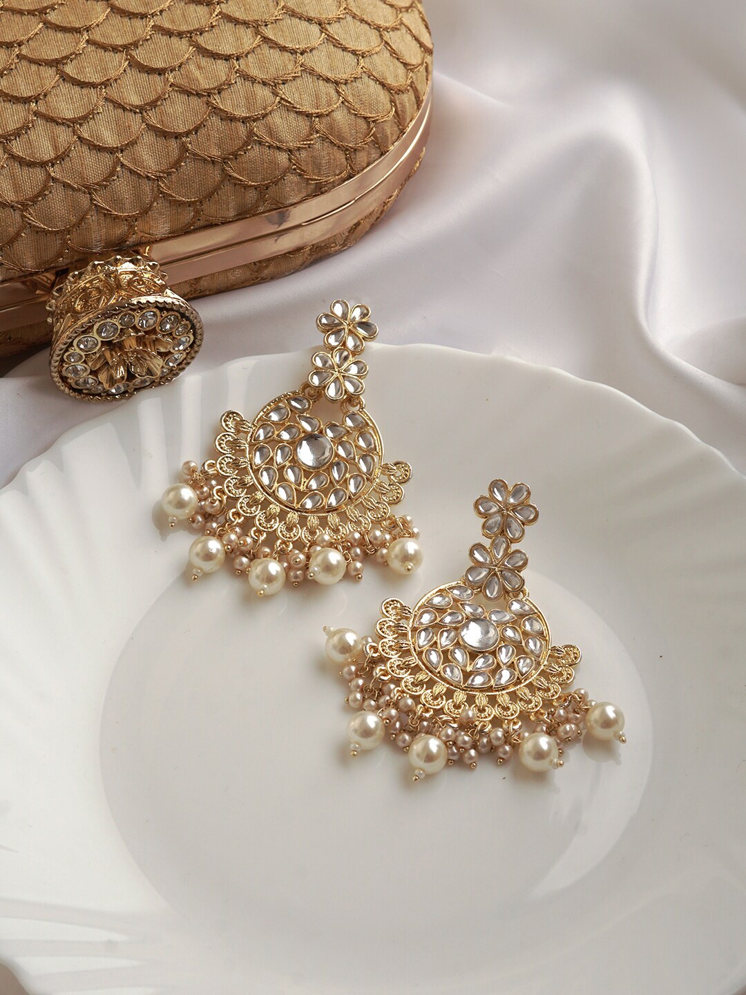 

TEEJH Contemporary Drop Earrings, Gold