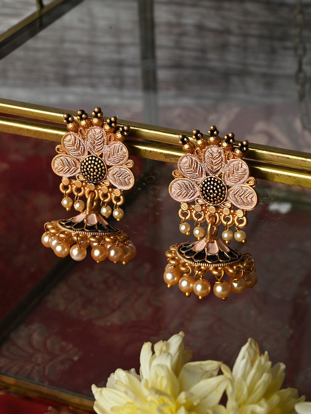 

TEEJH Contemporary Drop Earrings, Gold
