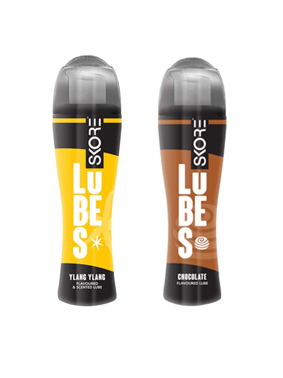 

SKORE Set Of 2 Ylang-Ylang + Chocolate Lubes, Nude