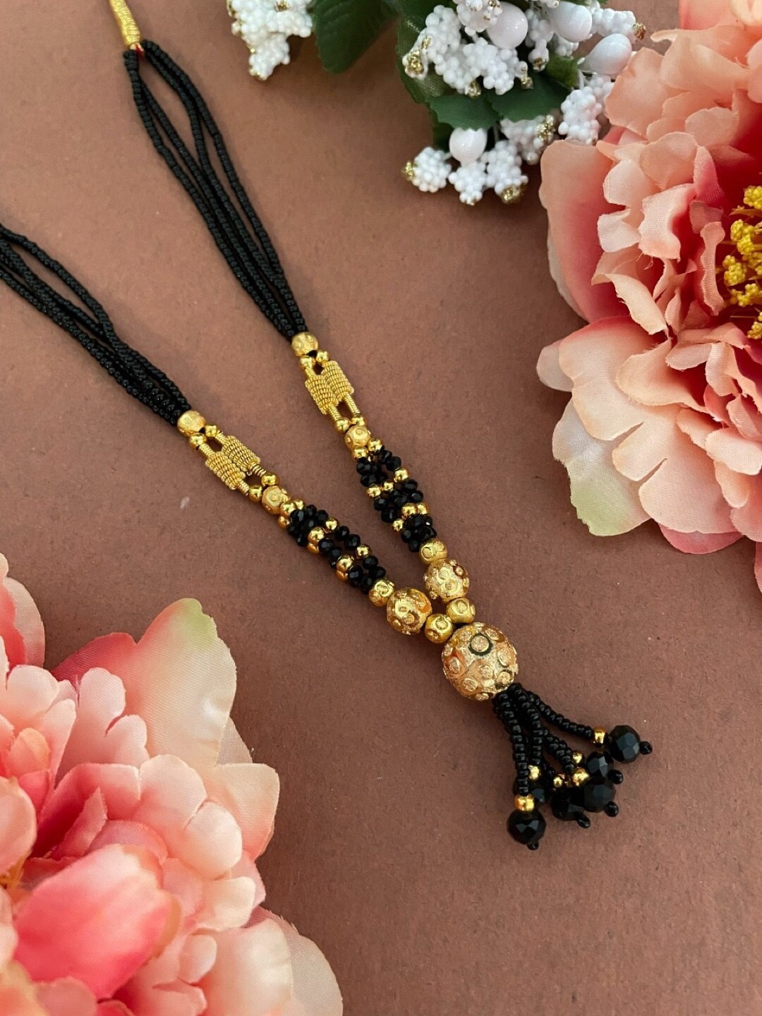 

Digital Dress Room Gold-plated Artificial Beaded Mangalsutra