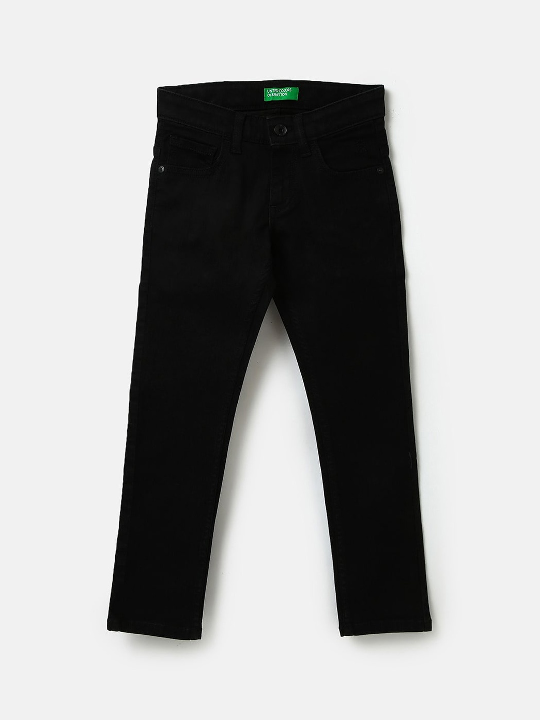 

United Colors of Benetton Boys Slim Fit Jeans, Black