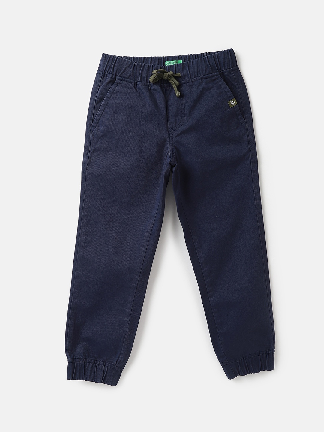 

United Colors of Benetton Boys Cotton Joggers Trousers, Navy blue