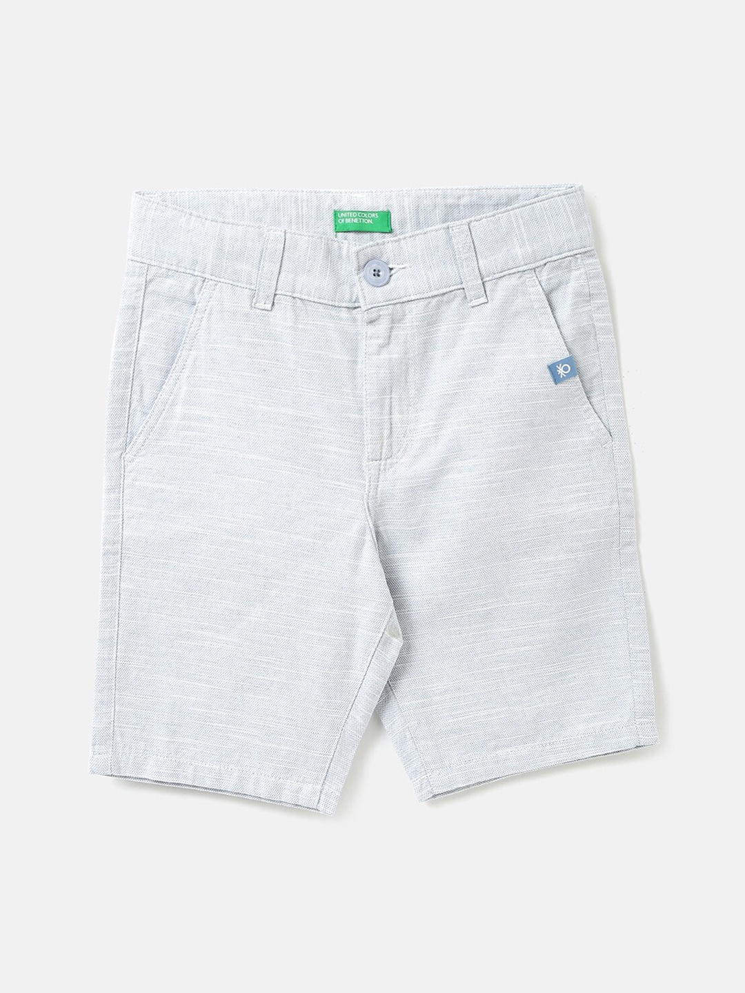 

United Colors of Benetton Boys Cotton Regular Fit Shorts, Blue