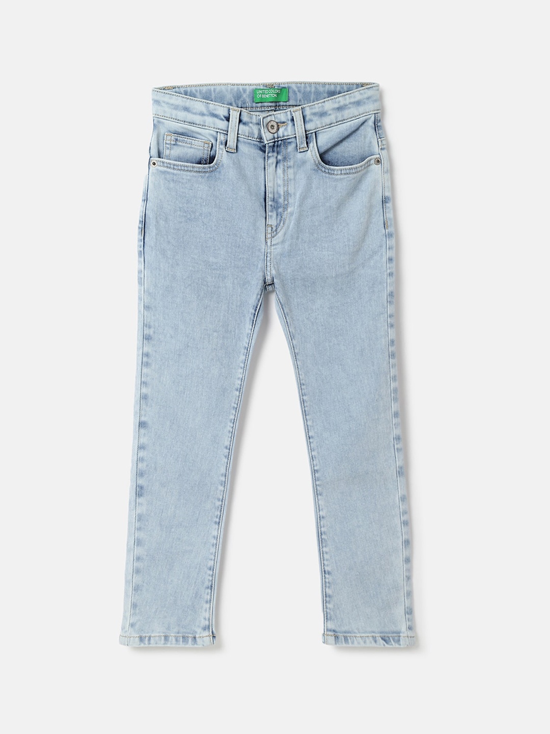 

United Colors of Benetton Boys Heavy Fade Jeans, Blue