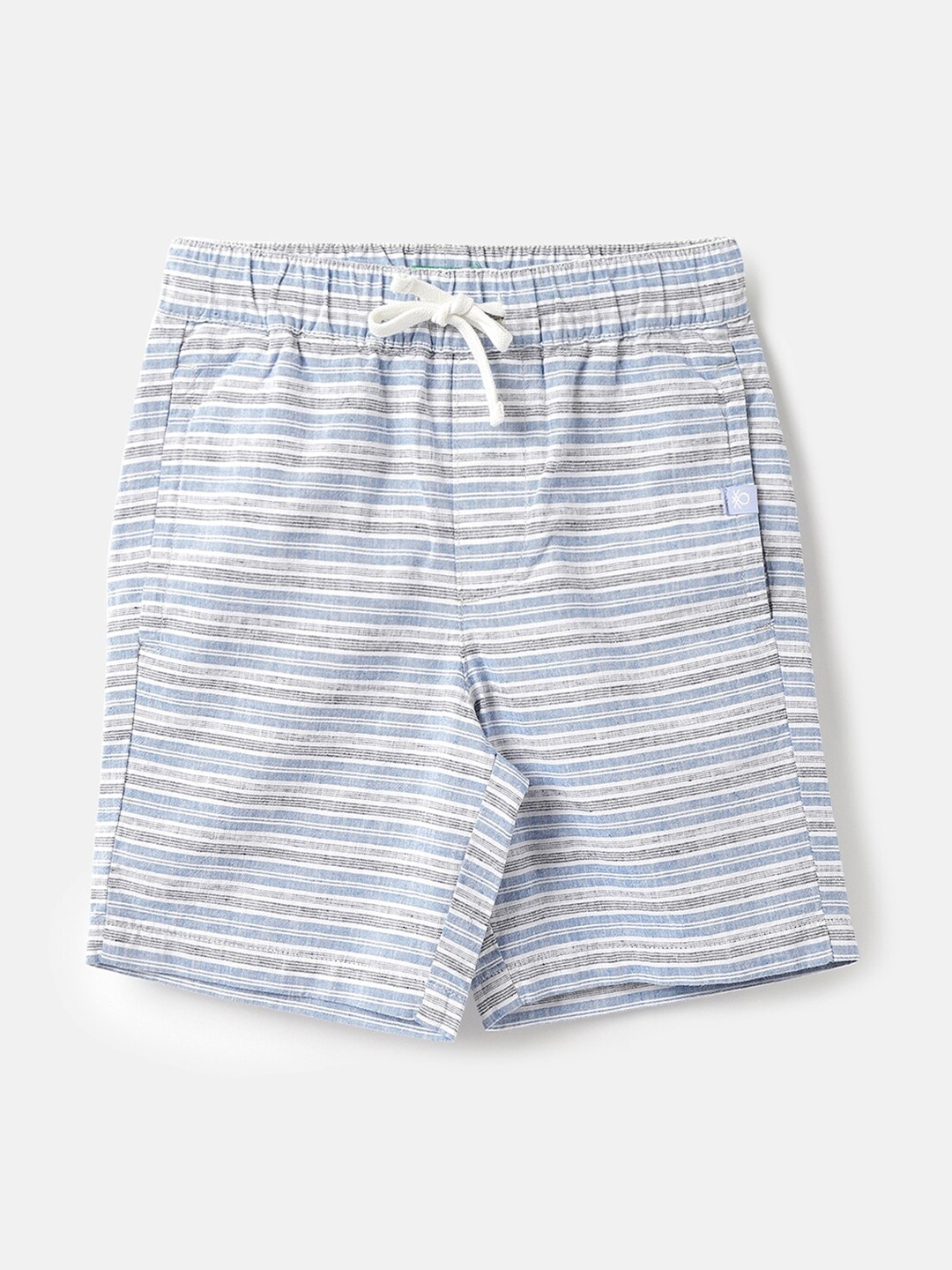 

United Colors of Benetton Boys Striped Shorts, Blue