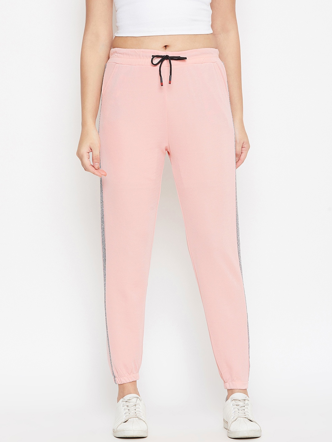 

Camey Women Streachable Joggers, Peach