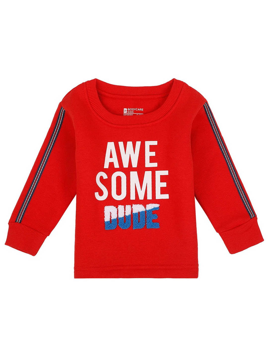 

Bodycare Kids Boys Typography Printed Cotton T-shirt, Red