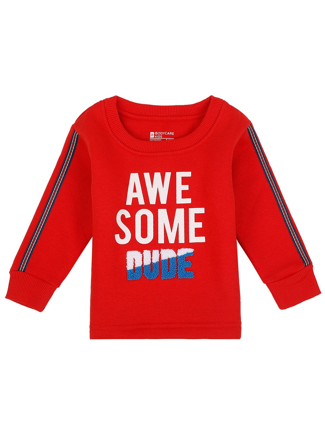 

Bodycare Kids Boys Typography Printed Cotton T-shirt, Red