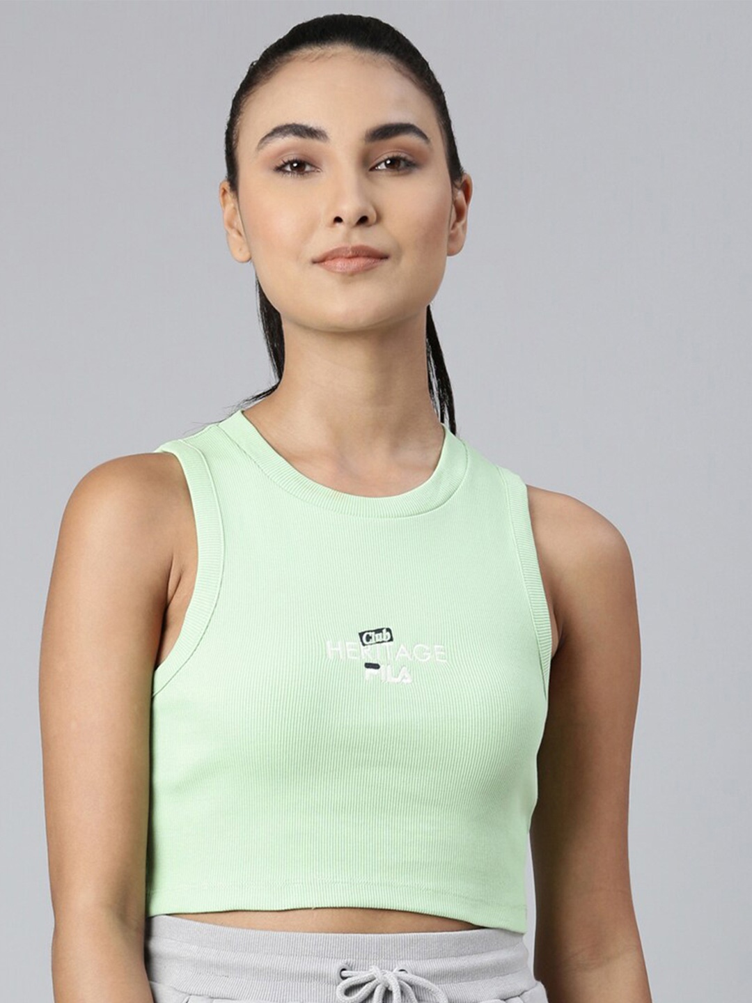 

FILA Tank Crop Top, Green