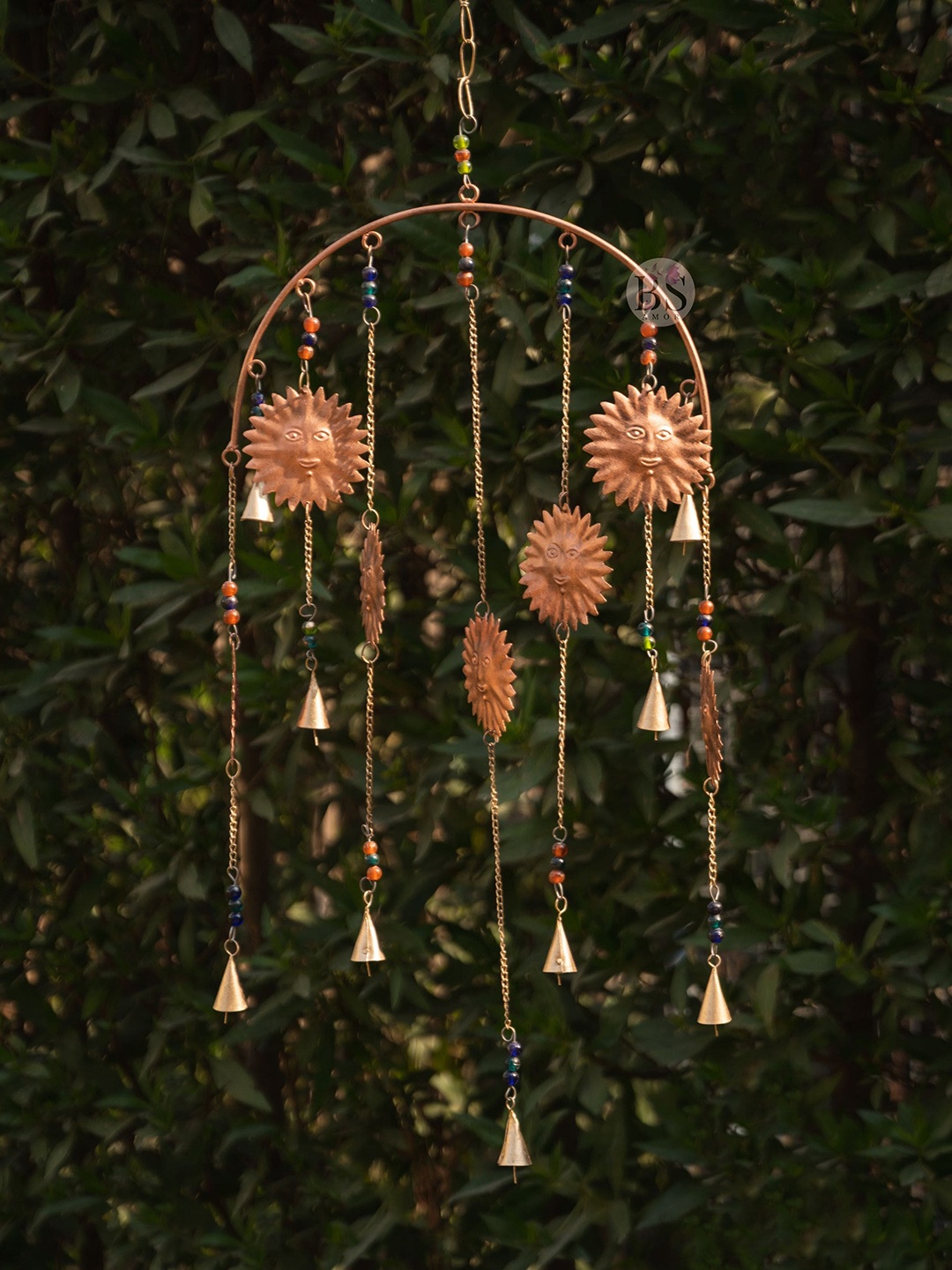 

BS AMOR Copper Textured Vastu Wind Catcher