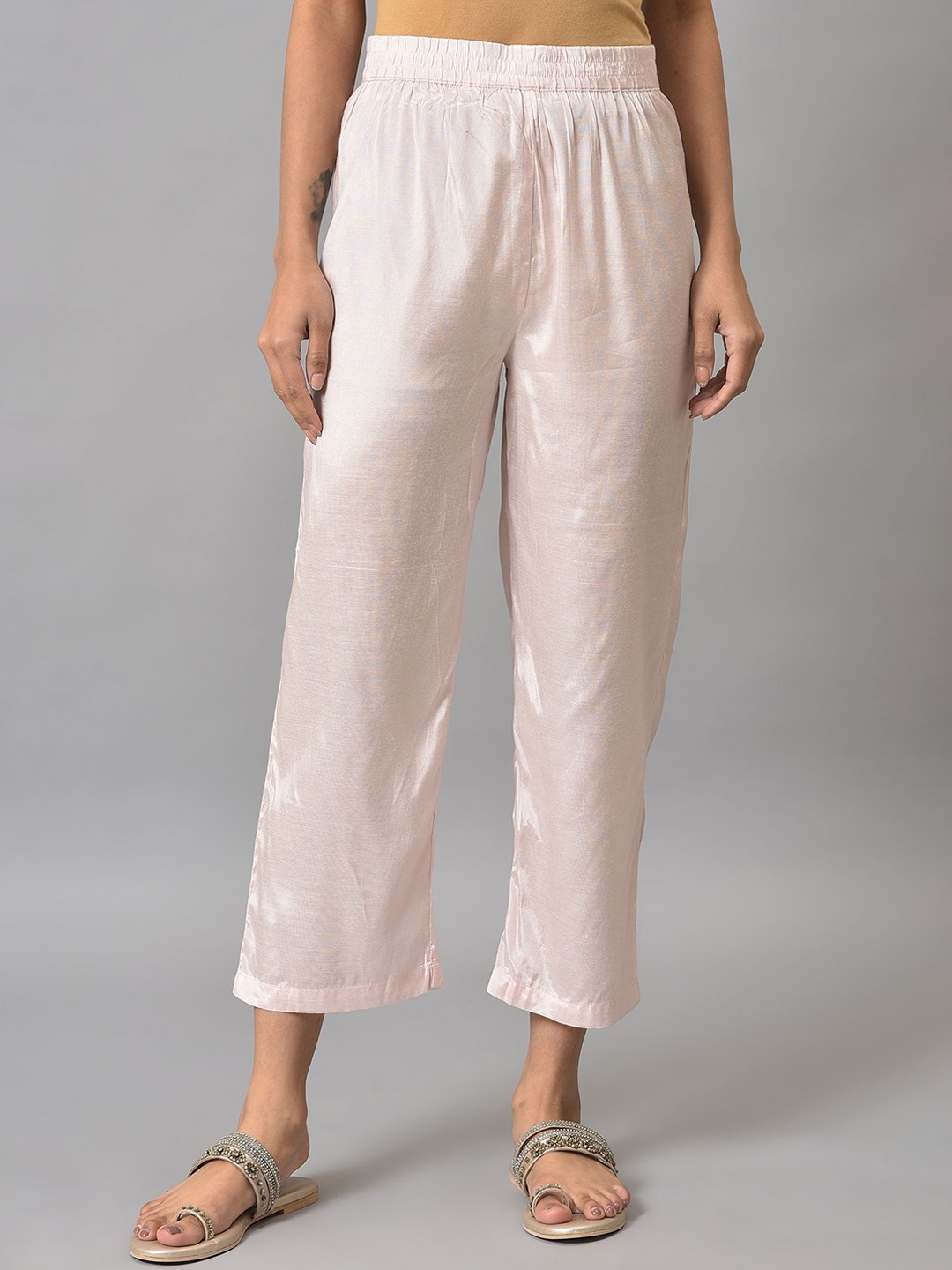 

WISHFUL Women Mid-Rise Trousers, Pink