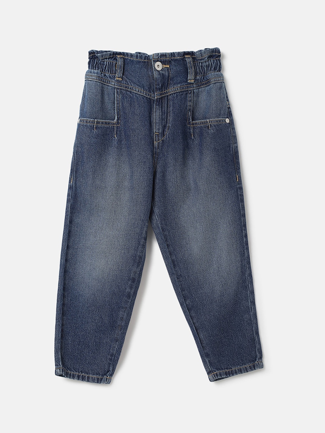 

United Colors of Benetton Girls Light Fade Jeans, Blue