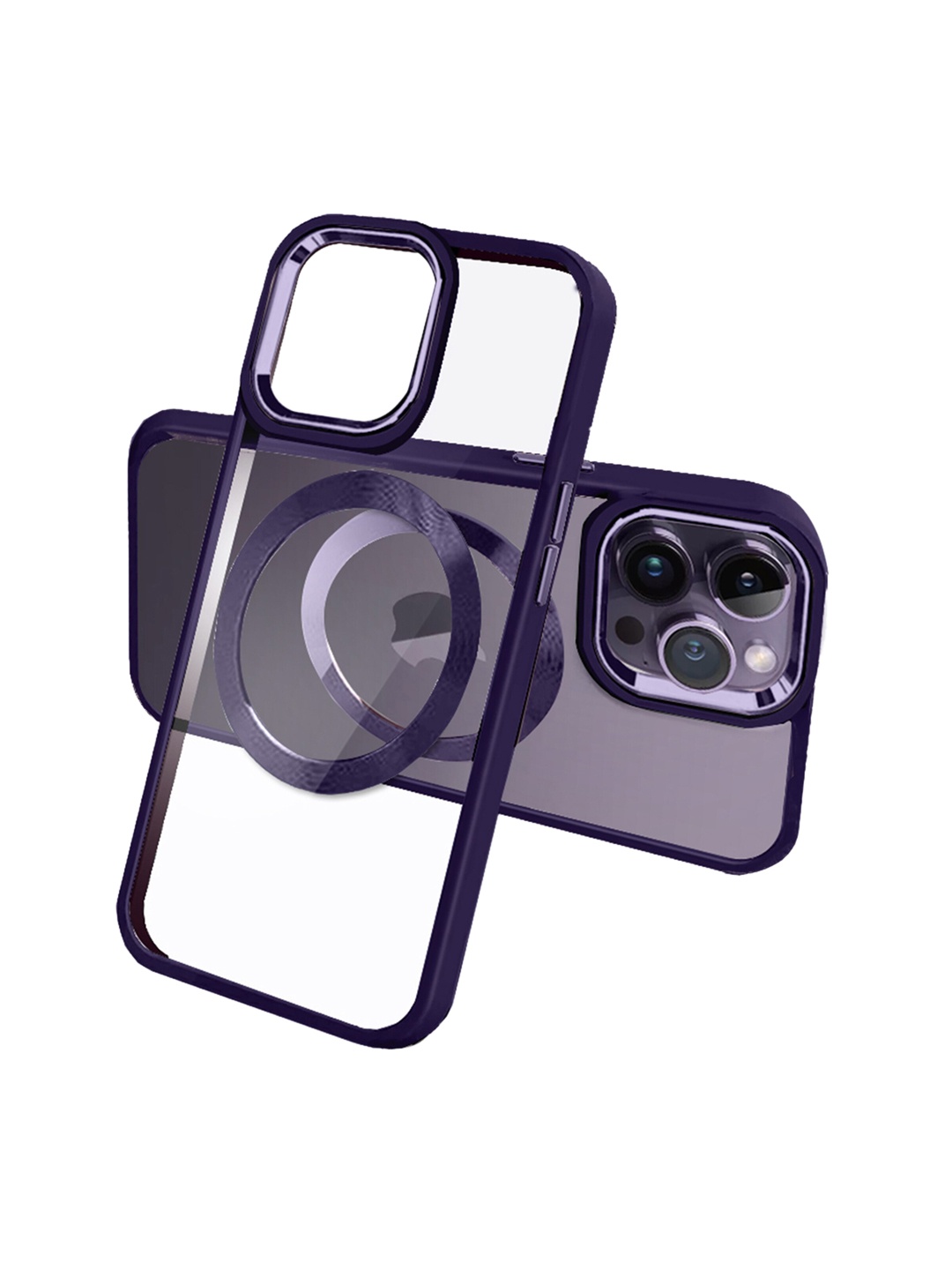 

Karwan Mag Case Compatible iPhone 14 Pro Phone Back Case, Purple