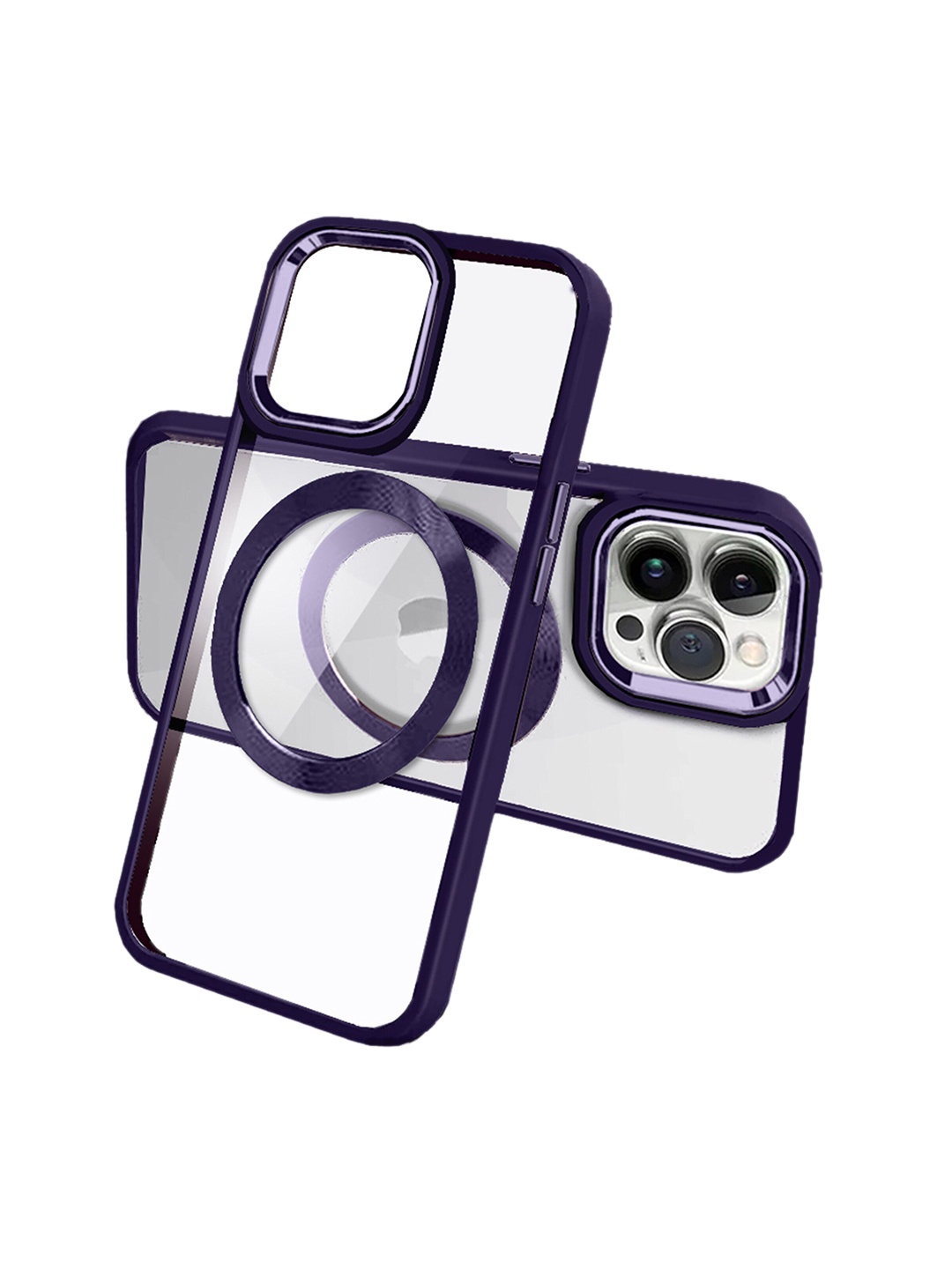 

Karwan Mag Case Compatible iPhone 12 Pro Phone Back Case, Purple