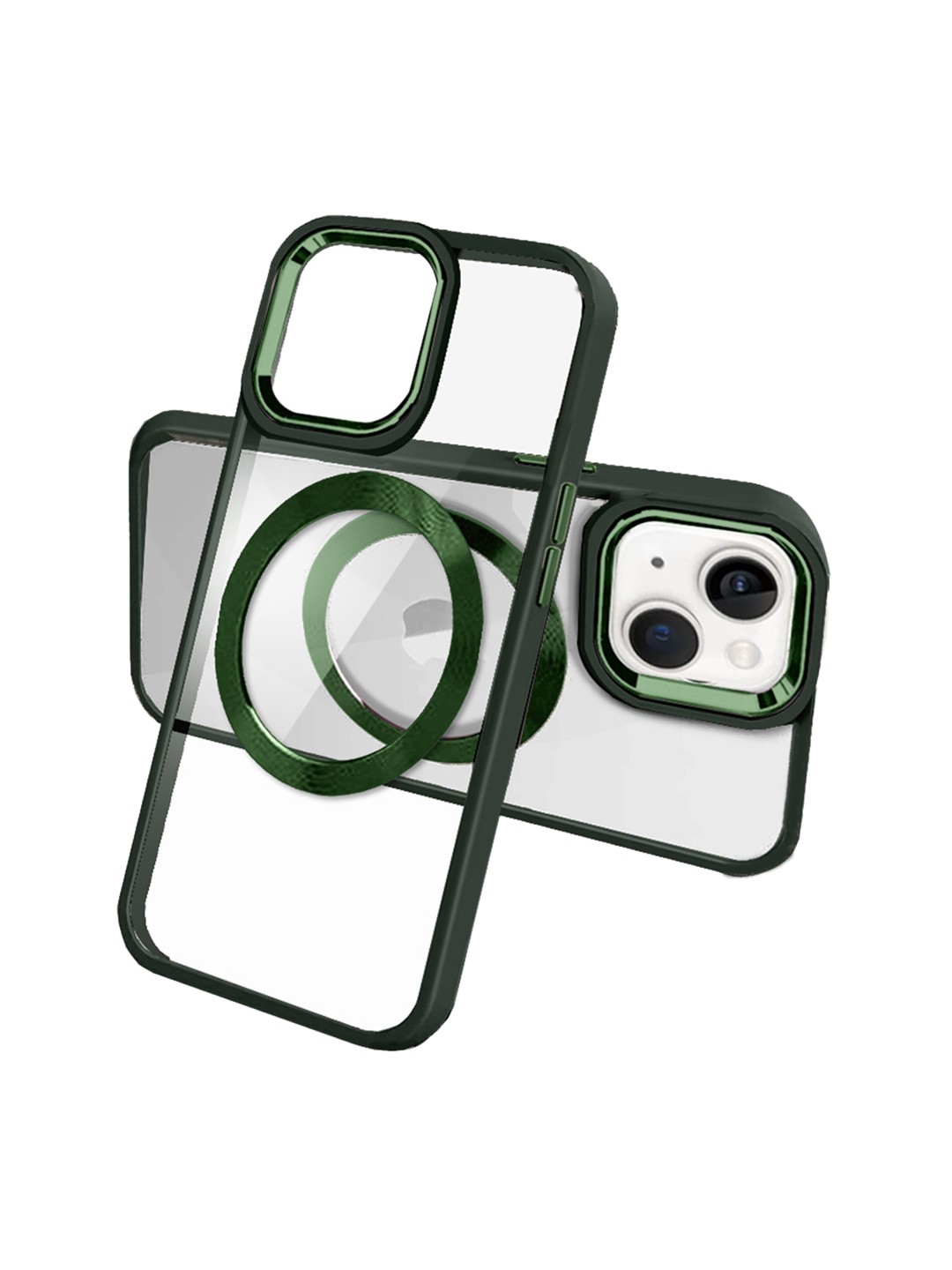 

Karwan Mag Case Compatible iPhone 13 Phone Back Case, Green