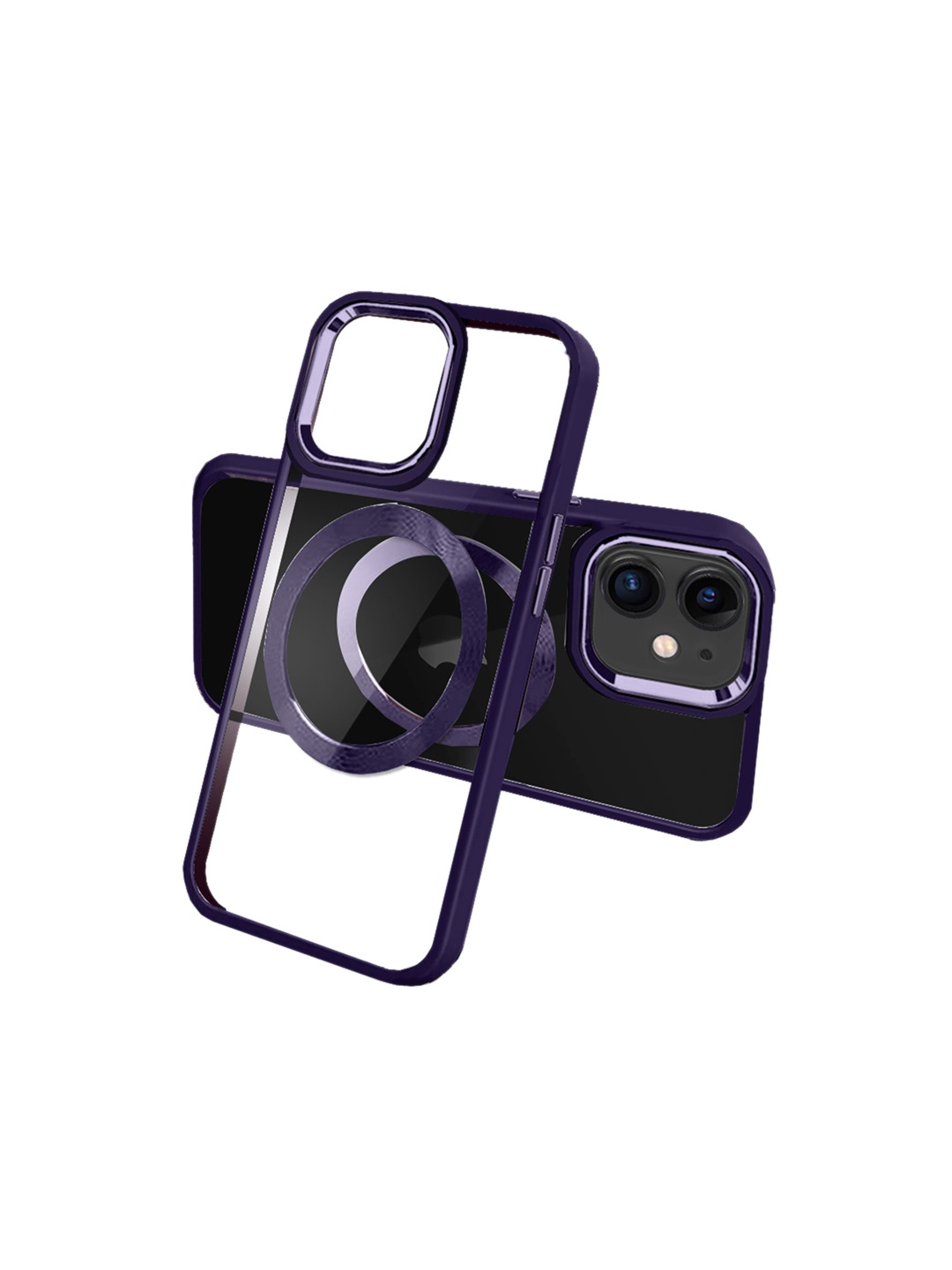 

Karwan Mag Case Compatible iPhone 12 Phone Back Case, Purple