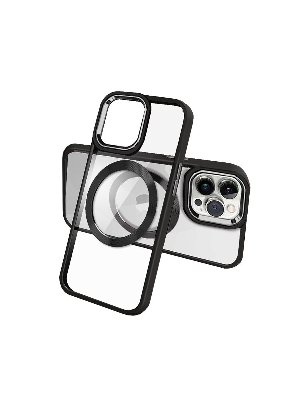 

Karwan Mag Case Compatible iPhone 12 Phone Back Case, Black